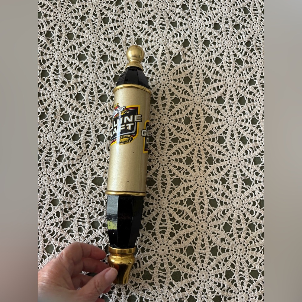 Miller Genuine draft beer torpedo tap handle. Preloved. Light wear. 12”, video - Picture 3 of 12